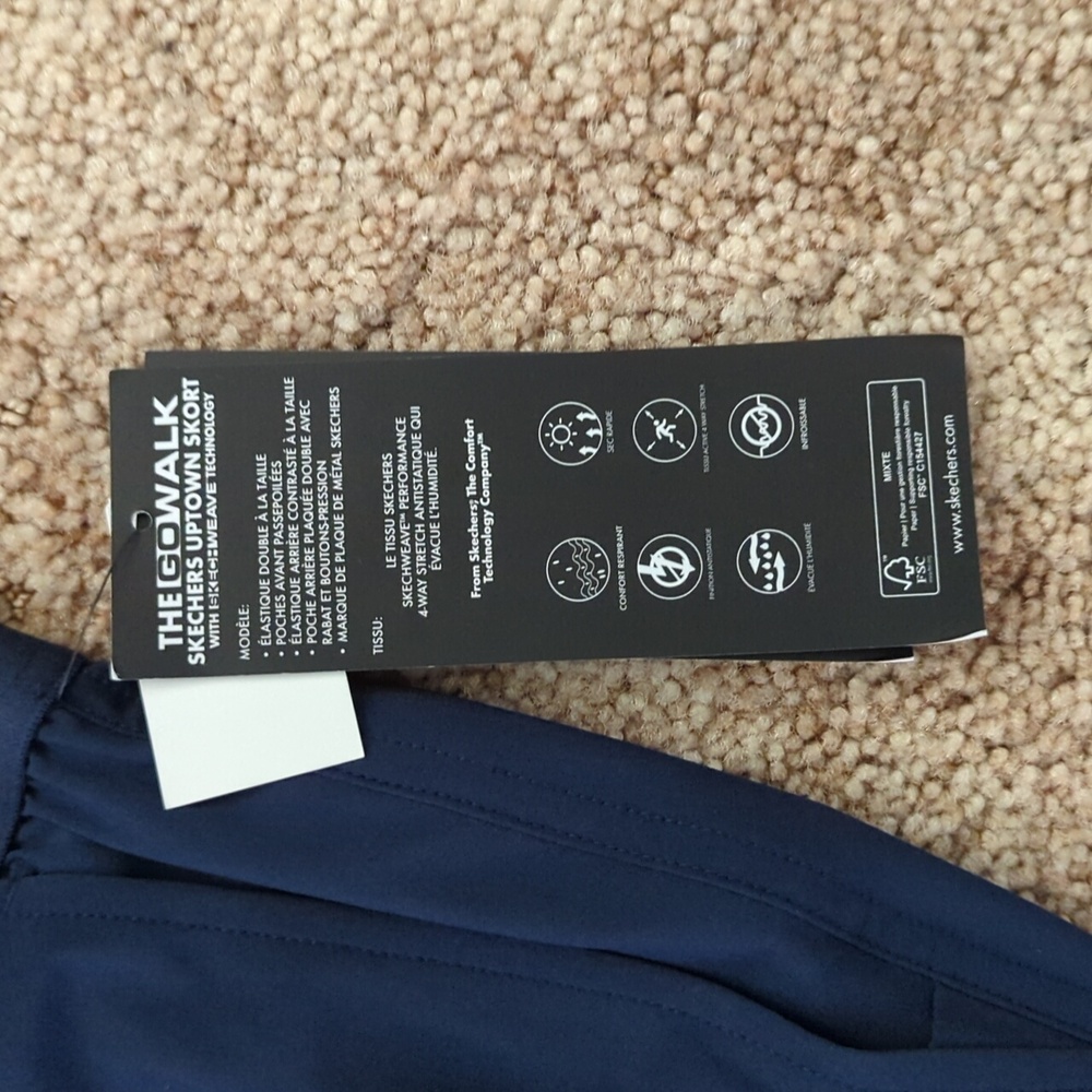 Skechers Dark Blue Uptown Skort - Picture 3 of 3